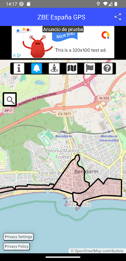 ZBE Spain GPS Screenshot 1 - AppWisp.com
