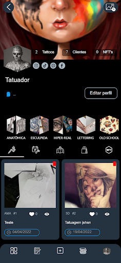 Android application Tattoo A.I - Tatuador screenshort