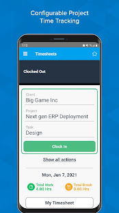 Timesheets - Time Tracking App