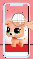 screenshot of Yes.Pixel art Pets Colouring