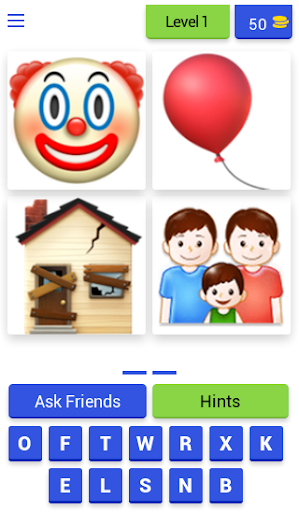 Android application 4 Emojis 1 Movie Quiz Trivia screenshort