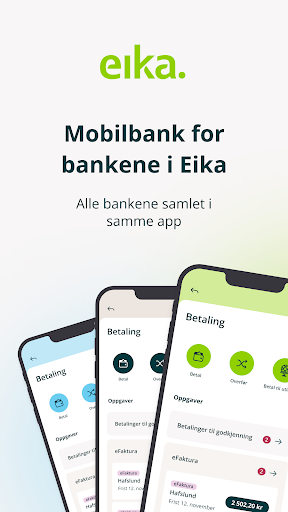 Android application Eika Mobilbank screenshort