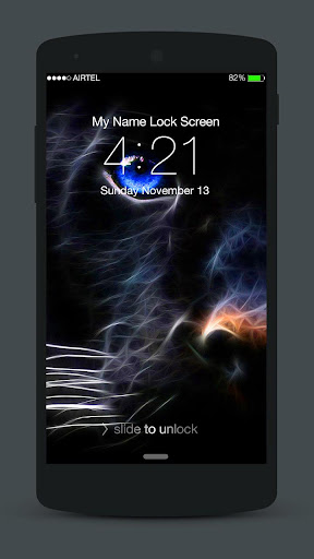 Animals Neon Lock Screen Screen 2