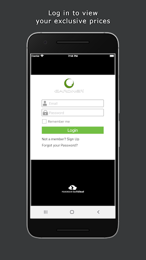 Android application Gardner Tackle Trade screenshort