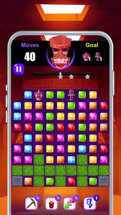 Gems of Africa - Match Three - Screenshot 2
