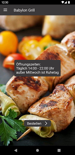 Android application Babylon Grill screenshort