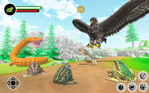 Android application Wild Forest Frog Simulator screenshort