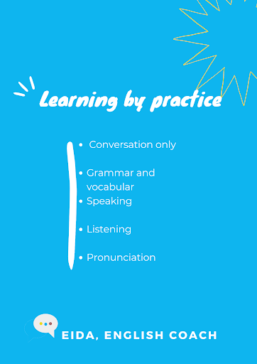 Android application Eida: English Coach screenshort