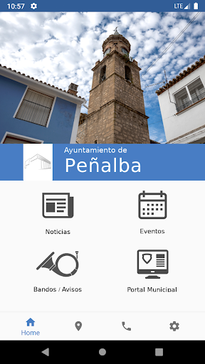 Android application Ayuntamiento de Peñalba screenshort