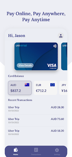 KVB Universal Cards Screen 2