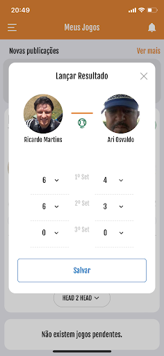 Meu Ranking - Jogador Screen 3