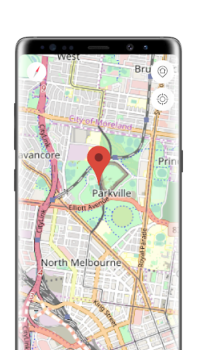 Melbourne Offline Map Screen 3