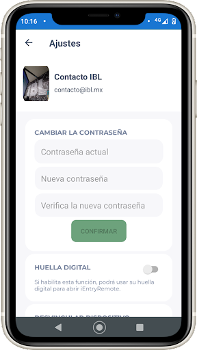 iEntry Remote Screen 3