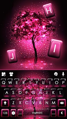 Neon Pink Galaxy キーボードのおすすめ画像5