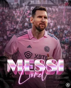 Messi Miami Wallpaper 4K Photo