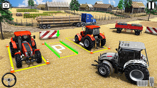 Farm Tractor Parking 3D Sim apkpoly screenshots 5