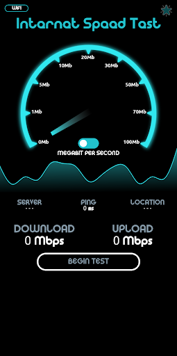Android application Internet Speed Test screenshort