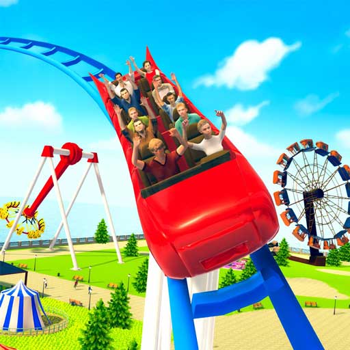 Rollercoaster Theme Fun Park  Icon