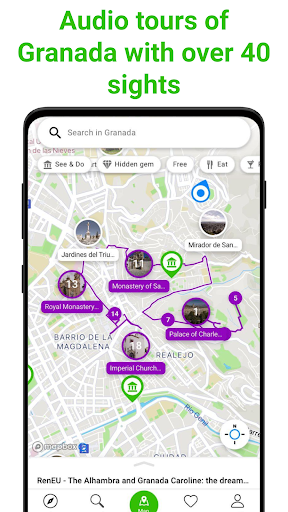 Android application Granada Tour Guide:SmartGuide screenshort