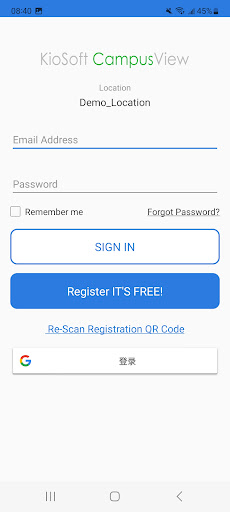 Android application KioSoft CampusView screenshort