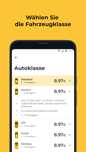 Leiwand Taxi Screen 2