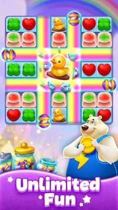Sweet Candy Match: Puzzle Game - Screenshot 4