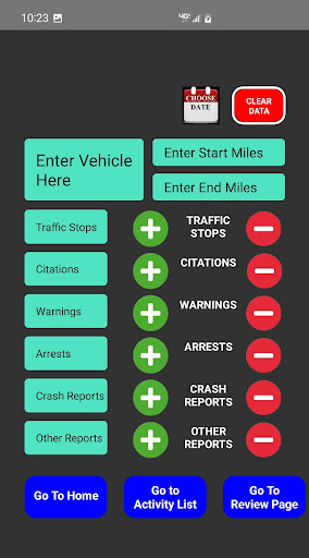 Irving PD Motors Activity Screen 2