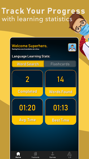 Language Learning Superheroes Screen 2