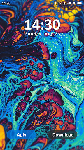 Magic fluid fluid wallpaper