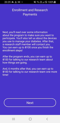 SweetGoals for T1D Screen 3