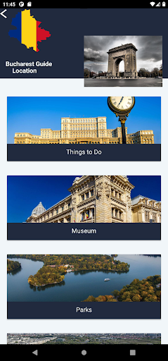 Bucharest Tourist Guide Screen 2