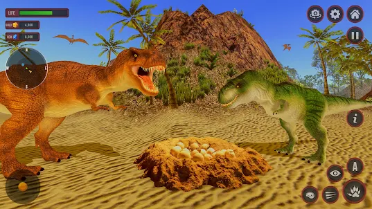 Дикий мир динозавров юрского