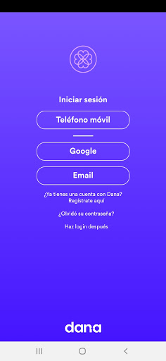 Android application Dana screenshort