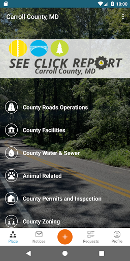 Android application SEE CLICK REPORT screenshort