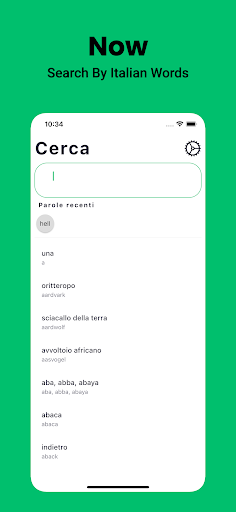 Italian Dictionary English