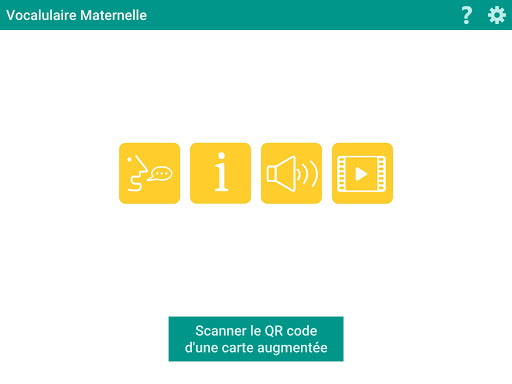 Android application Lecteur Vocabulaire Maternelle screenshort