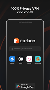 Screenshot 10 Carbon: Navegador Super Rapido android
