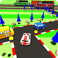Traffic Run Car Race Crossy Roads Games