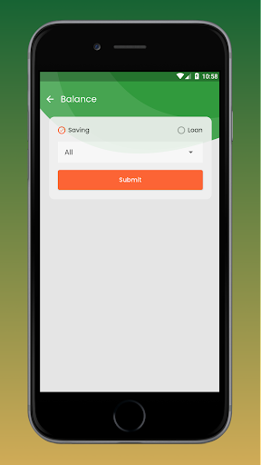 Shubham Cooperative Mobile App Screen 2