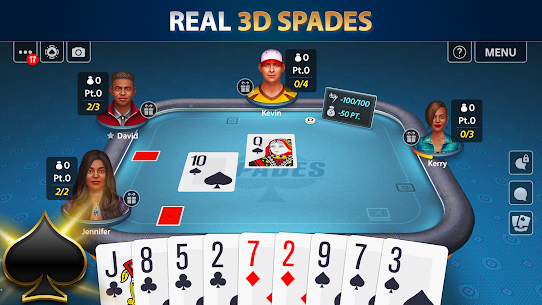 Spades by Pokerist APK Mod +OBB/Data for Android 1