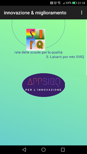 Android application Innovazione screenshort