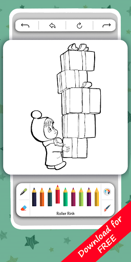 Masha Coloring Book Screen 2