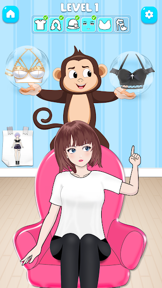 Left Right Dress Up Challenge 1.05 APK + Мод (Unlimited money) за Android