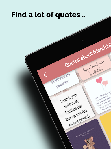 Android application Quotes generator screenshort