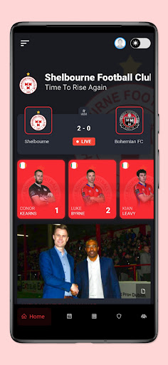 Android application ULNK FC screenshort