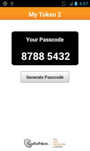SafeNet MobilePASS Screenshot 2 - AppWisp.com