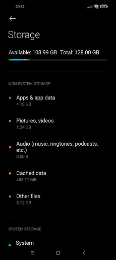 Android application MIUI Cache Clear screenshort