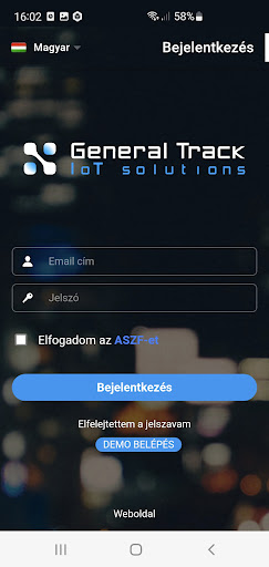 General Track Screen 2