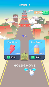 Sky Tank Run : Tank Race 3D