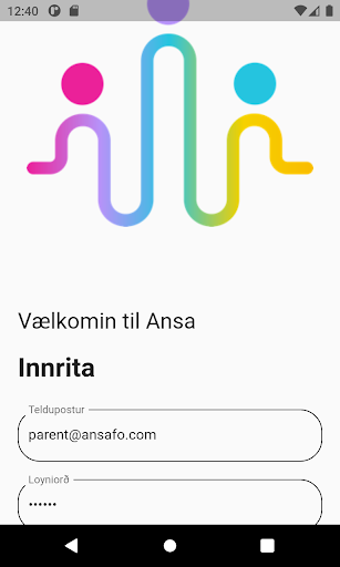 Android application Ansa screenshort